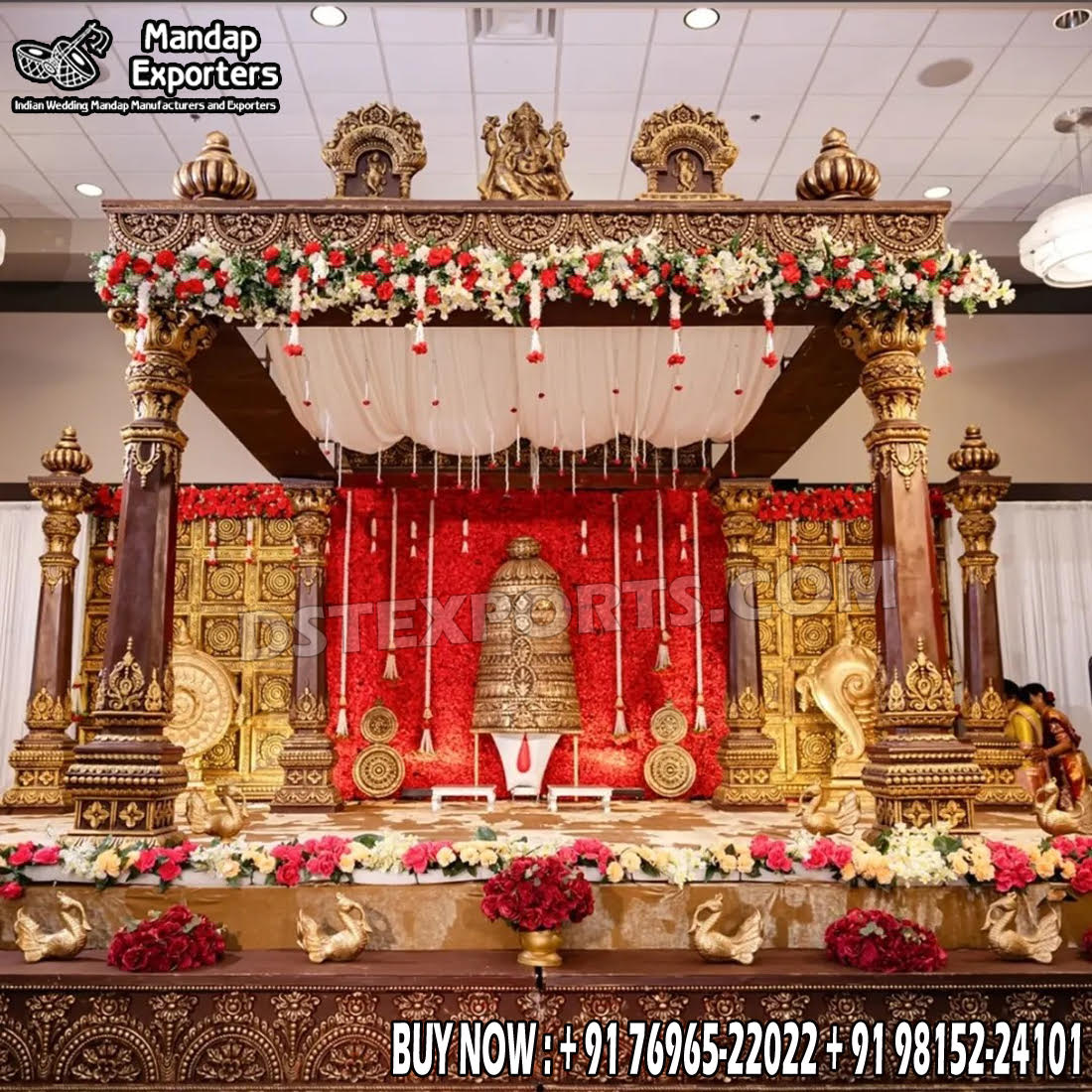 Wedding Mandaps Wedding Stages Wedding Furniture Horse Drawn Carriages Fiber Decoration Items Mehndi Sangeet and Haldi decor props