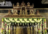 Grand Tamilian Manavarai Mandap For Malaysia Weddings Wedding Mandaps Wedding Stages Wedding Furniture Horse Drawn Carriages Fiber Decoration Items Mehndi Sangeet and Haldi decor props