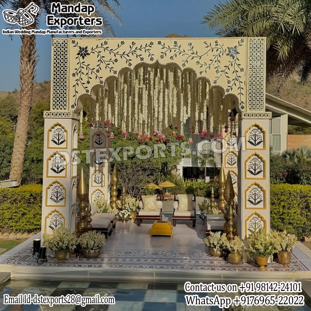 mandap , wedding manfap , mirror mandap ,wooden mandap ,outdoor weddings, receptions, and cultural events ,