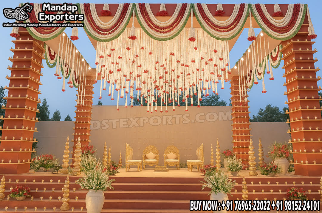 Wedding Mandaps Wedding Stages Wedding Furniture Horse Drawn Carriages Fiber Decoration Items Mehndi Sangeet and Haldi decor props