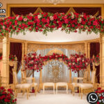 Wedding Mandaps Wedding Stages Wedding Furniture Horse Drawn Carriages Fiber Decoration Items Mehndi Sangeet and Haldi decor props