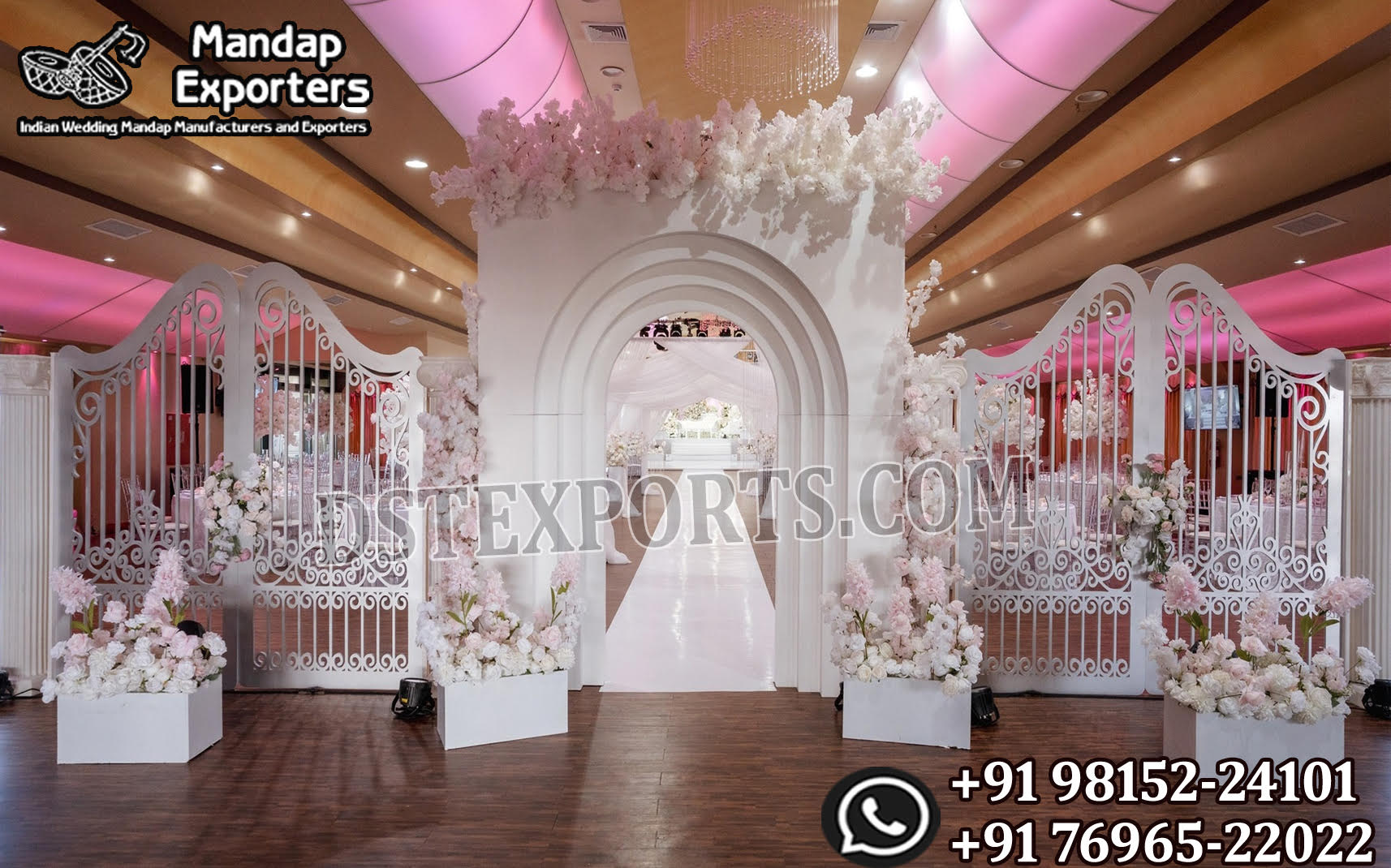 Wedding Mandaps Wedding Stages Wedding Furniture Horse Drawn Carriages Fiber Decoration Items Mehndi Sangeet and Haldi decor props
