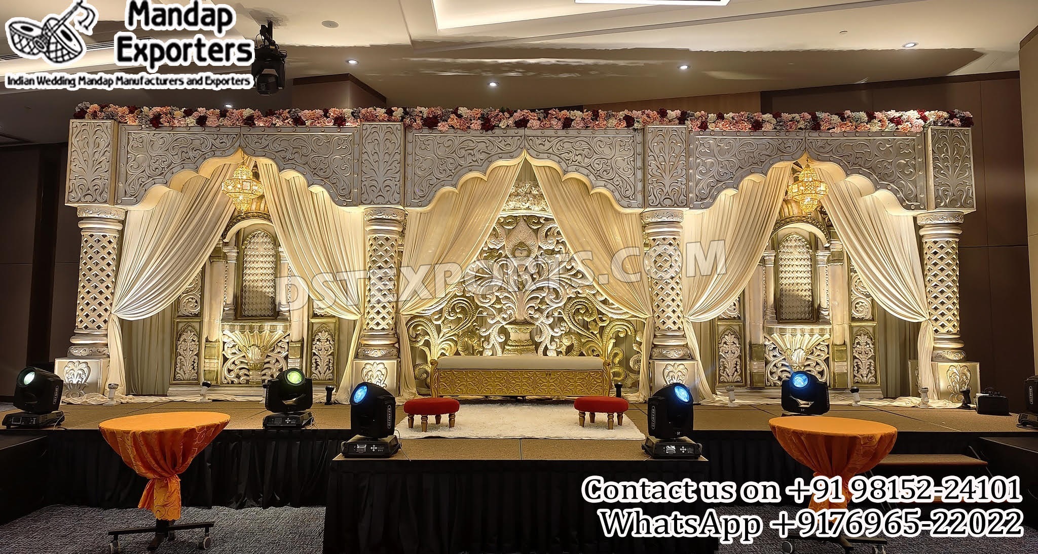 Trending Mughal Theme Grand Wedding Stage UK