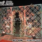 Wedding photo booth, Bride & groom backdrop, Reception entrance panels, Stage background, Engagement décor, Sangeet / mehendi décor ,Mehendi & cocktail party photo zone ,Luxury garden photo backdrop