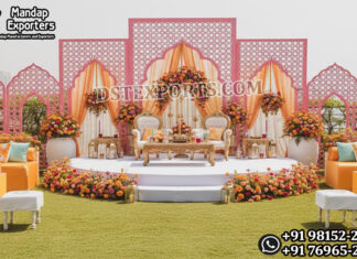 Outdoor Colorful Mehndi Laser Cut Frames for Indian Weddings Wedding photo booth, Bride & groom backdrop, Reception entrance panels, Stage background, Engagement dΓ©cor, Sangeet / mehendi dΓ©cor ,Mehendi & cocktail party photo zone ,Luxury garden photo backdrop