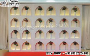 Wedding Mandaps Wedding Stages Wedding Furniture Horse Drawn Carriages Fiber Decoration Items Mehndi Sangeet and Haldi decor props