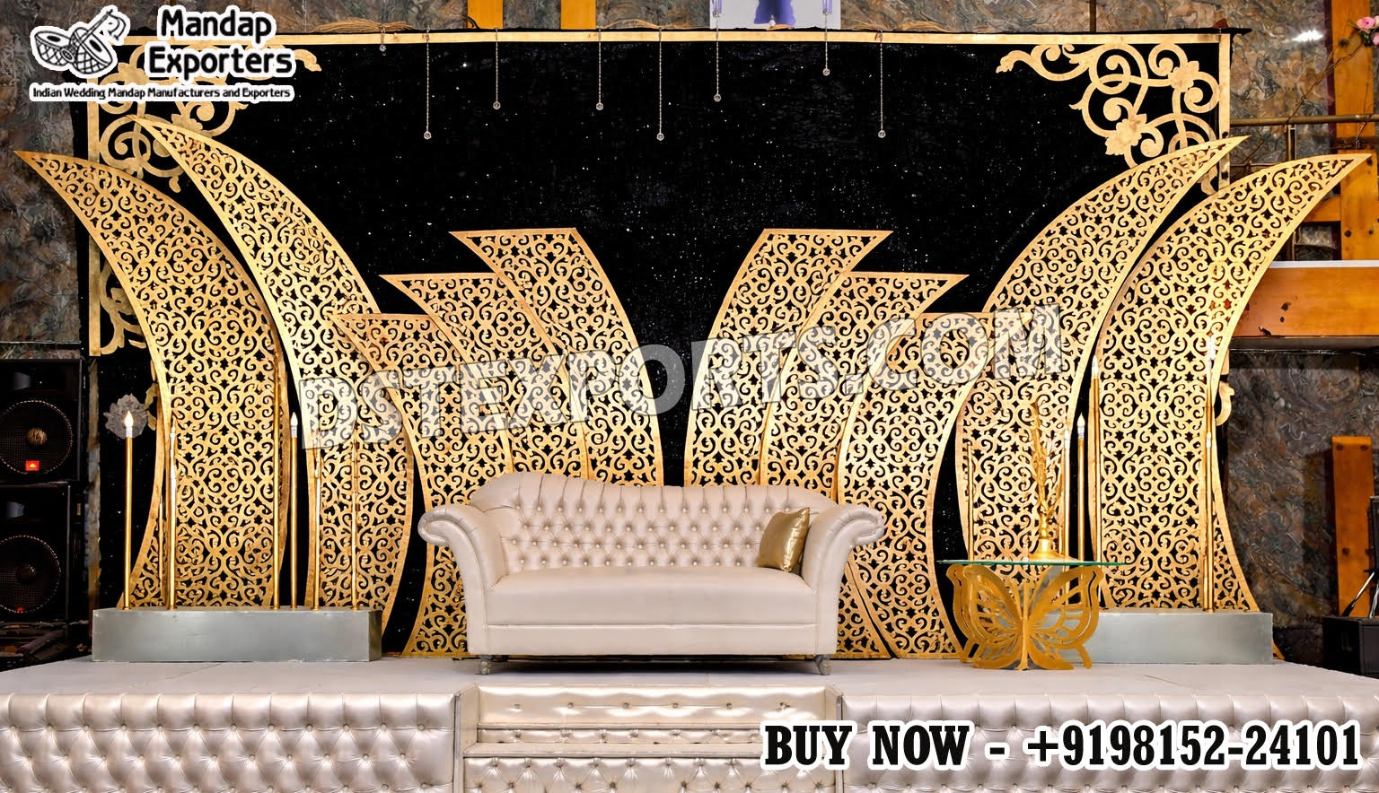 Laser Cut Metal Arches for Wedding Event Décor USA