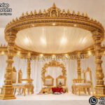 Wedding Mandaps Wedding Stages Wedding Furniture Horse Drawn Carriages Fiber Decoration Items Mehndi Sangeet and Haldi decor props
