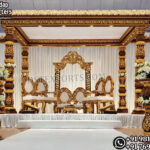 Wedding Mandaps Wedding Stages Wedding Furniture Horse Drawn Carriages Fiber Decoration Items Mehndi Sangeet and Haldi decor props