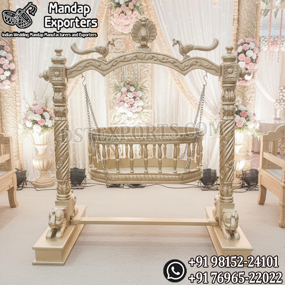 we are manufacturer and exporters of all types pof wedding product like - wedding mandap , crystal mandaps ,metal mandaps, stages , wedding frames/panels, wedding sofa set, bride groom chairs, mandap chairs ,punjabi culture statues , wedding swings , horse drawn carriages ,backdrop curtain etc.