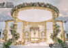 Elegant Anmol Mandap For Gujarati Weddings Wedding Mandaps Wedding Stages Wedding Furniture Horse Drawn Carriages Fiber Decoration Items Mehndi Sangeet and Haldi decor props