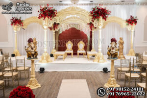 Wedding Mandaps Wedding Stages Wedding Furniture Horse Drawn Carriages Fiber Decoration Items Mehndi Sangeet and Haldi decor props