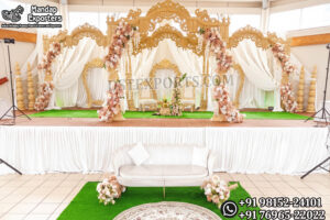 Wedding Mandaps Wedding Stages Wedding Furniture Horse Drawn Carriages Fiber Decoration Items Mehndi Sangeet and Haldi decor props