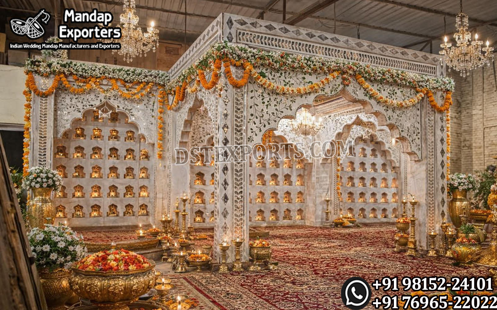 Mughal style nikah stage, mirror wooden frame wedding stage, Islamic wedding stage decor, nikah stage backdrop exporters, walima stage decoration wooden, Muslim wedding mirror stage, jaali mirror backdrop stage, Mughal wedding stage India, nikah stage for UK USA UAE, DST International wedding stage, wooden mirror wedding backdrop, luxury nikah stage decor