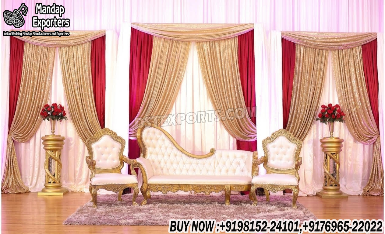 Classic French Style Wedding Sofa Set USA