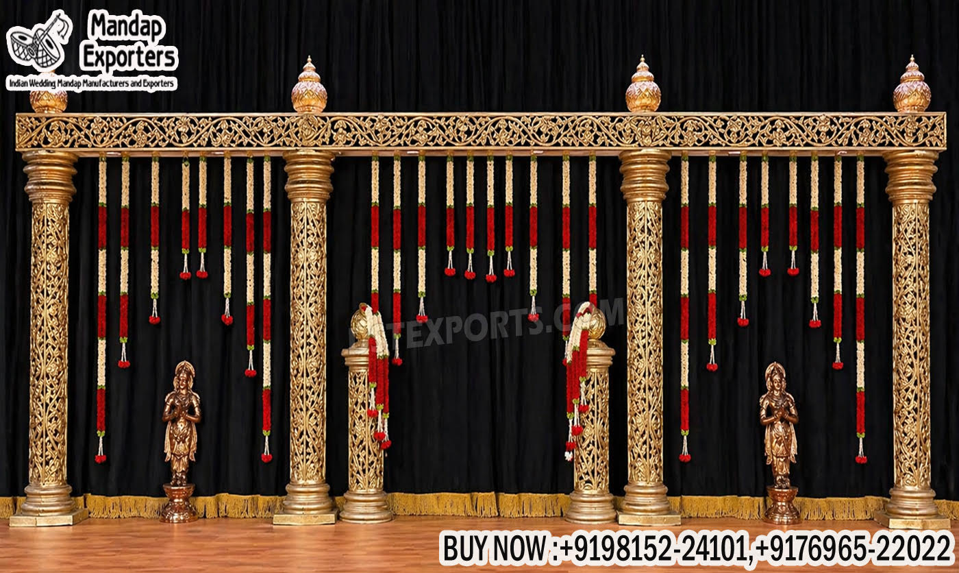 Elegant Indian Classical Dance Arangetram Stage USA