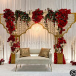 Bollywood Wedding Mandap USA, Outdoor Indian Wedding Stage, Destination Wedding Mandap, Luxury Fiber Mandap, Indian Mandap for Resort Wedding, Grand Indian Wedding Decor, Outdoor Mandap Setup, Bollywood Style Mandap, White Carved Mandap for Wedding, Indian Wedding Stage Exporter, Mandap Exporters USA, Royal Wedding Mandap, Elegant Fiber Wedding Mandap, Destination Wedding Decoration