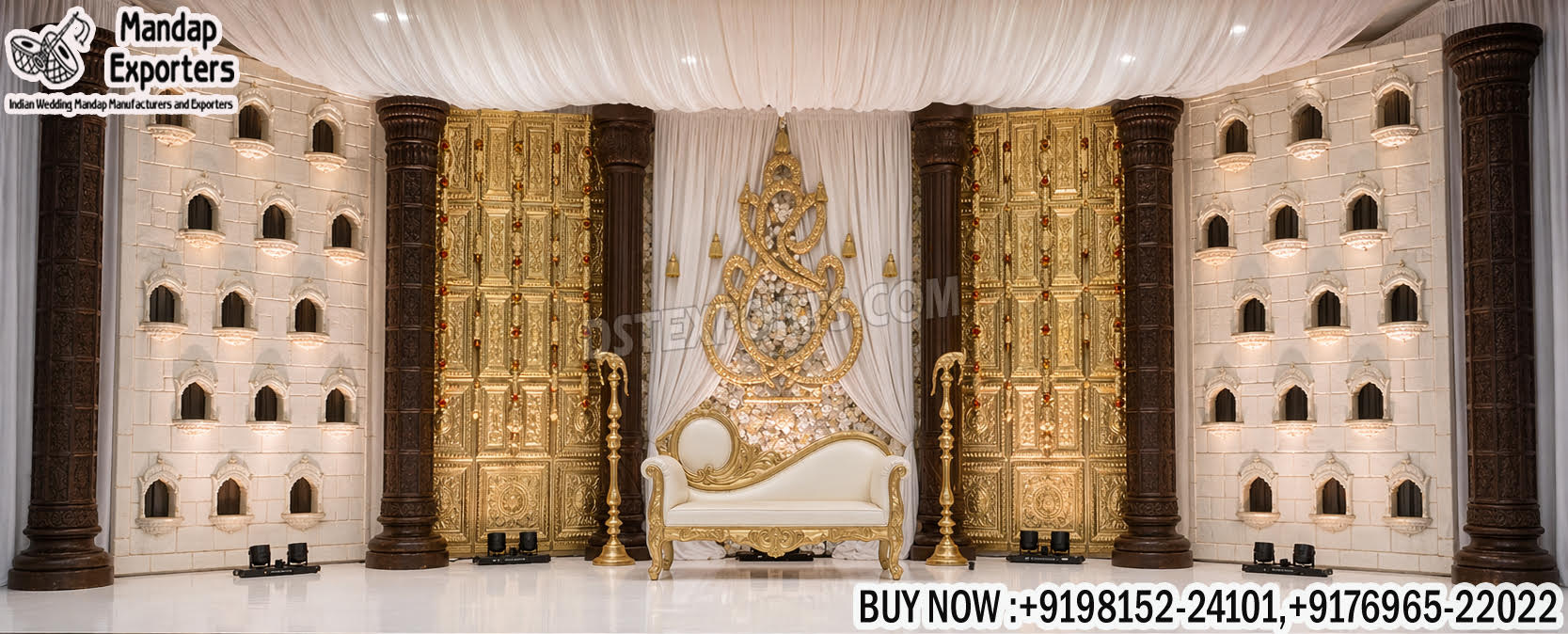 Tamil Wedding Nichayathartham Ceremony Stage Decor