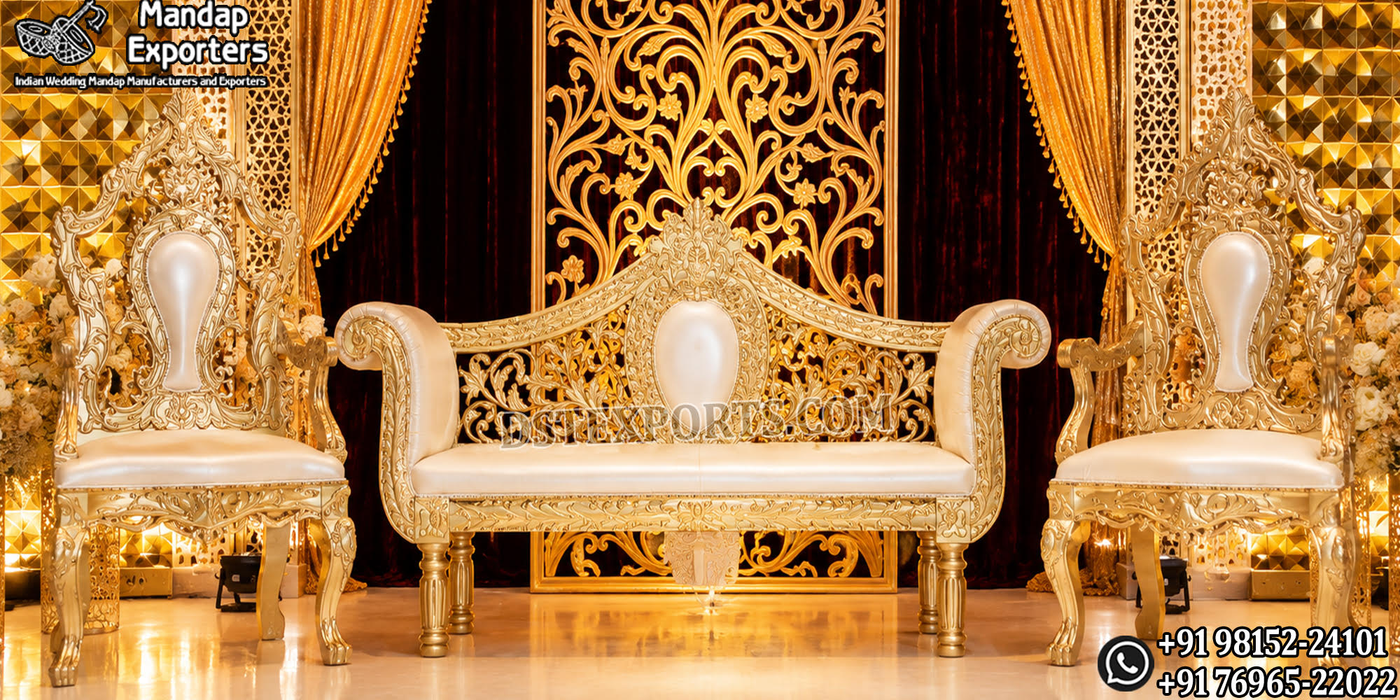 wedding sofa set, luxury wedding sofa, white wedding couch set, bridal stage sofa, royal wedding furniture, french style wedding sofa, carved wedding sofa set, wedding stage furniture, luxury bridal sofa, designer wedding couch, classic wedding seating, wedding loveseat set, elegant event furniture, reception stage sofa, premium wedding chair set