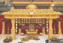 South Indian Wedding Stupendous Dome Mandap white gold wedding mandap, roman style wedding mandap, luxury wedding mandap design, carved wedding mandap India, premium wedding mandap setup, decorative mandap panels, wedding mandap with pillars, designer wedding mandap for sale, wedding mandap manufacturers India, mandap exporters India, luxury wedding stage mandap, elegant wedding mandap design, banquet hall mandap setup, destination wedding mandap decor, classic wedding mandap India