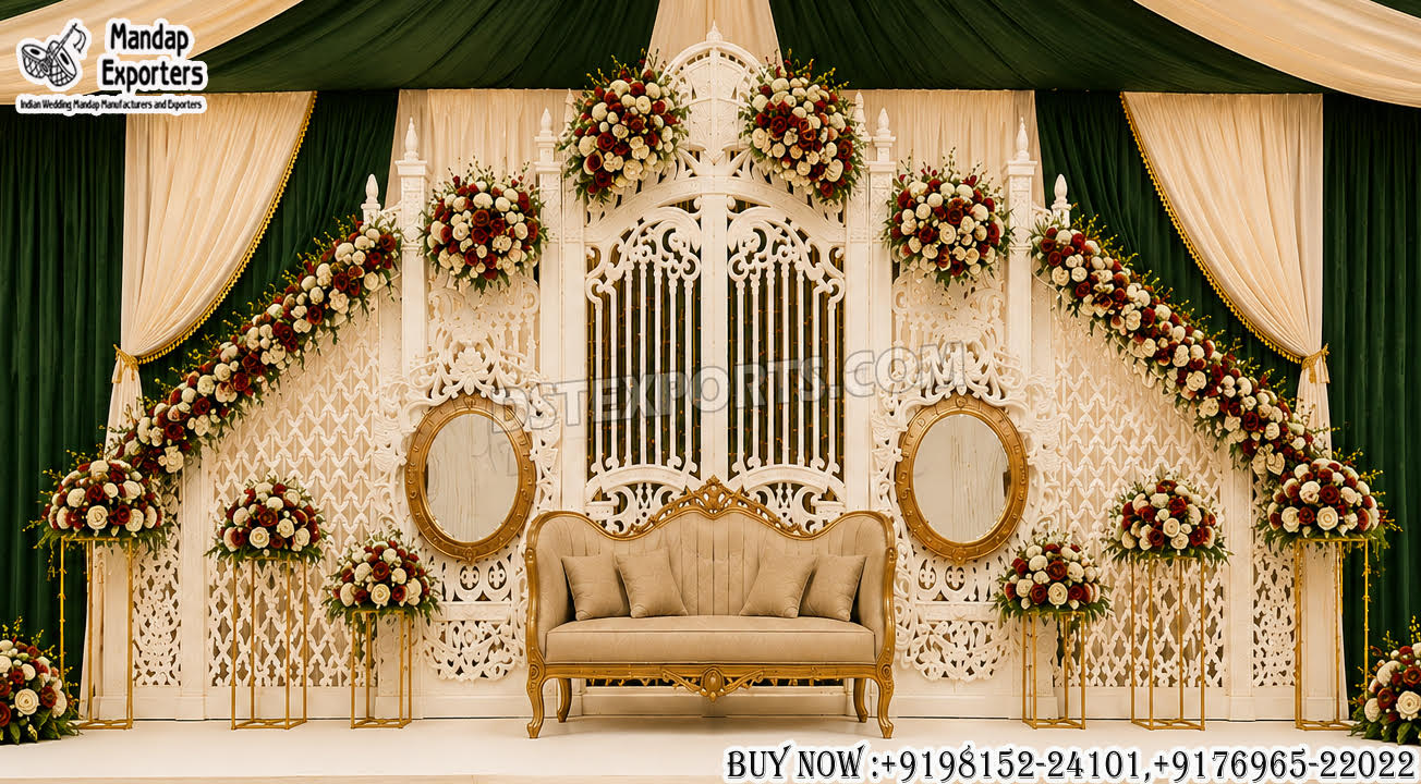 Dreamy Wedding Gate Frame For Reception Stage Decor