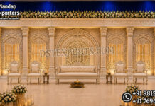English Victorian Inspired Wedding Reception Stage Luxury Nikkah Stage Decoration, Wedding Stage Backdrop, Modern Arched Wedding Panels, Royal Wedding Stage Setup, Elegant Muslim Wedding Stage, Moroccan Style Wedding Backdrop, White Wedding Stage Decoration, Luxury Reception Stage Decor, Floral Wedding Backdrop Panels, Premium Wedding Stage Furniture, Mandap Exporters Wedding Stage, Designer Wedding Backdrop, Wedding Arch Panels, Luxury Event Decor, Indian Wedding Stage Manufacturer, Royal Nikkah Setup, Floral Stage Decoration, Contemporary Wedding Stage Design, Wedding Stage Exporter India, Elegant Wedding Sofa Set