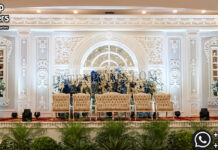 Grand Wedding Stage For Canadian Reception Events Luxury Wedding Stage Setup, Indo Roman Wedding Stage, Roman Column Wedding Backdrop, White Wedding Stage Decoration, Luxury Reception Stage, Fiber Wedding Stage, European Style Wedding Backdrop, Wedding Stage Manufacturer, Wedding Stage Exporter, Banquet Hall Wedding Stage, Destination Wedding Decor, Luxury Wedding Decor Props, Wedding Reception Backdrop, Royal Wedding Stage Design, Wedding Event Decoration, Premium Fiber Stage Setup