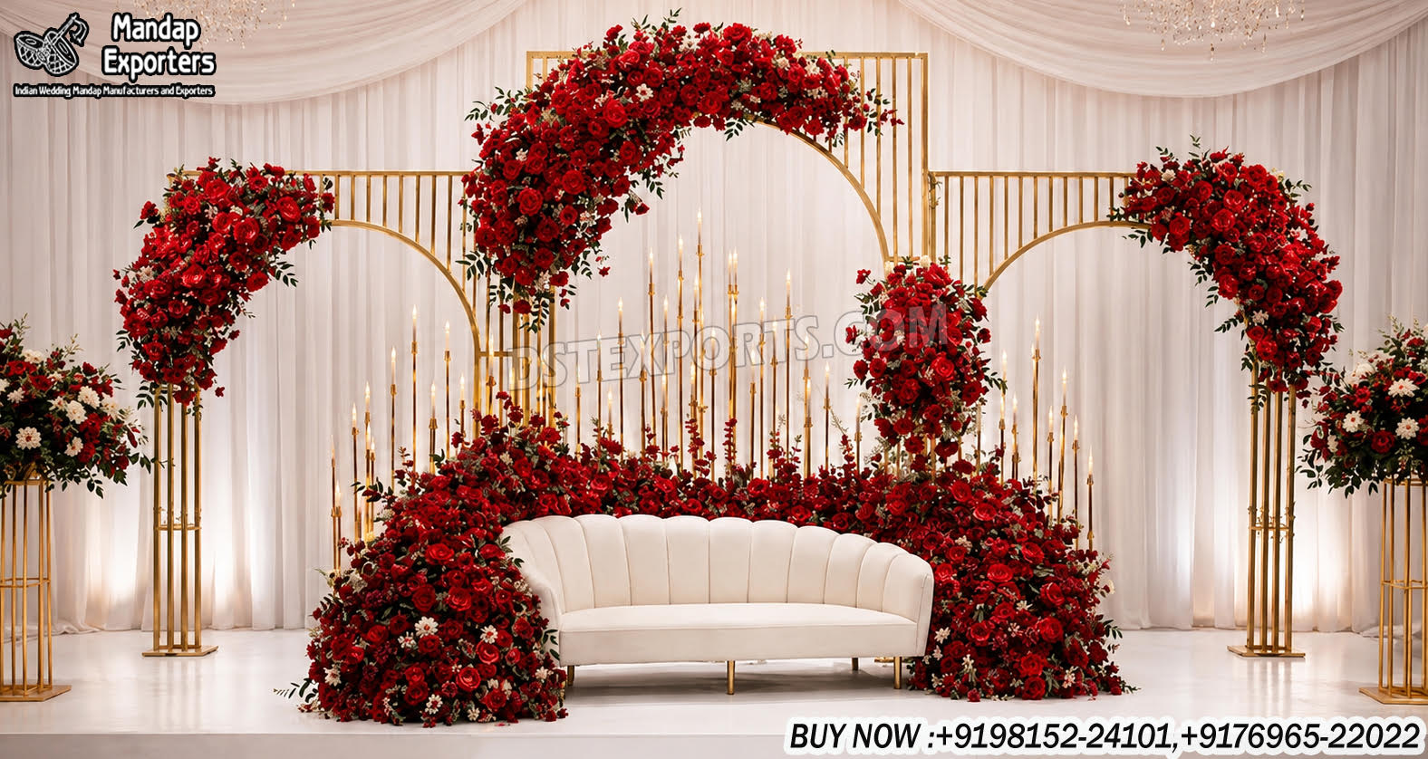 Hotselling Metal Backstage Screens for Perfect Wedding Events
