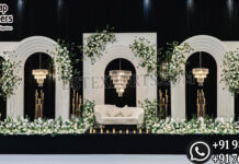 Luxury Roman-Style White Wooden Arches for Weddings Luxury Nikkah Stage Decoration, Wedding Stage Backdrop, Modern Arched Wedding Panels, Royal Wedding Stage Setup, Elegant Muslim Wedding Stage, Moroccan Style Wedding Backdrop, White Wedding Stage Decoration, Luxury Reception Stage Decor, Floral Wedding Backdrop Panels, Premium Wedding Stage Furniture, Mandap Exporters Wedding Stage, Designer Wedding Backdrop, Wedding Arch Panels, Luxury Event Decor, Indian Wedding Stage Manufacturer, Royal Nikkah Setup, Floral Stage Decoration, Contemporary Wedding Stage Design, Wedding Stage Exporter India, Elegant Wedding Sofa Set