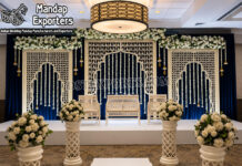 Modern Indian Jali Cut Work Frames for Stage Islamic style wedding backdrop, Walima stage decoration panels, laser cut wedding backdrop, Moroccan style laser panels, Muslim wedding stage setup, luxury Walima backdrop, royal Islamic wedding décor, laser cut partition panels, wedding reception backdrop design, Nikah stage decoration, decorative laser cut panels for events, Arabic style wedding backdrop, elegant wedding stage panels, premium wedding backdrop set, wedding event décor manufacturers, wedding stage furniture and backdrop, floral wedding backdrop setup, luxury Muslim wedding décor ideas, laser cut backdrop supplier India, banquet hall wedding decoration set