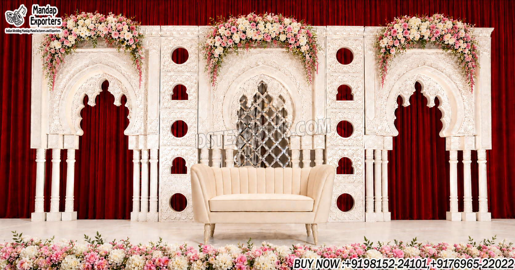 Moroccan Style 3D Arch Panels For Wedding Stage Setup