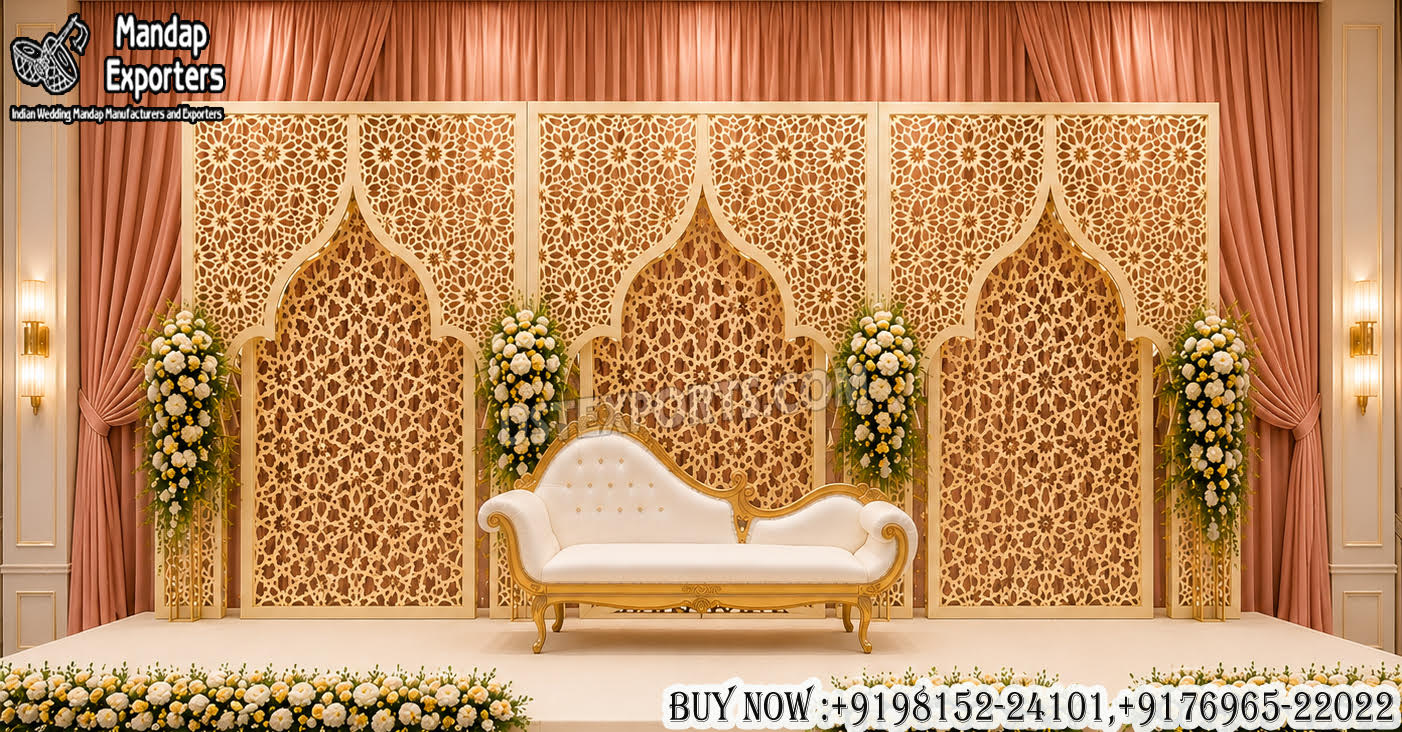 Trending Islamic Style Laser Panels for Walima Night Trending Islamic Style Laser Panels for Walima Night