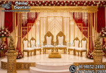 Lavish Indian Wedding Mandap Chair Set royal wedding mandap, bridal groom mandap chairs, luxury wedding seating, carved wedding mandap, ivory wedding mandap, floral wedding canopy, traditional wedding mandap, premium wedding décor, designer mandap setup, wedding ceremony seating, luxury mandap chairs, Indian wedding stage décor, decorative wedding pillars, elegant wedding canopy, banquet hall mandap, handcrafted wedding furniture, wedding ritual seating, floral mandap decoration, destination wedding mandap, bridal stage décor, cultural wedding setup, luxury wedding stage, carved mandap pillars, reception ceremony mandap, royal wedding furniture