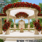 Grand Gujarati Wedding Triple Pole Mandap USA