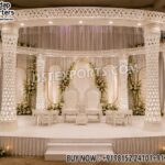 Impressive-Diamond-Cut-Fiber-Crystal-Wedding-Mandap