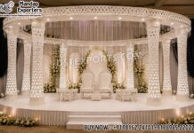 Impressive Diamond Cut Fiber Crystal Wedding Mandap Impressive-Diamond-Cut-Fiber-Crystal-Wedding-Mandap