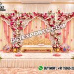 Elegant look Laser Cut Backdrop Panels For Reception Stage