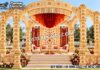 Traditional Indian Wooden Diya Pillar Wedding Mandap Traditional Indian Wooden Diya Pillar Wedding Mandap